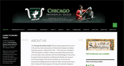 Desktop Screenshot of chicagoswordplayguild.com